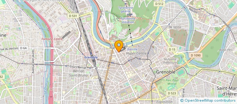 localisation de l'entreprise UN MONDE A PART à GRENOBLE