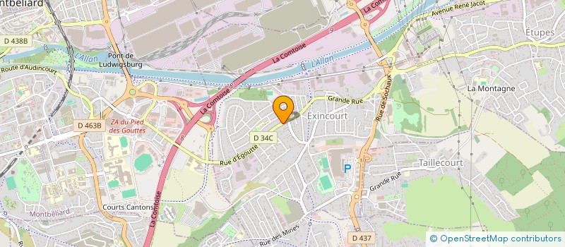 localisation de l'entreprise UN MONDE DE BIENFAISANCE à EXINCOURT