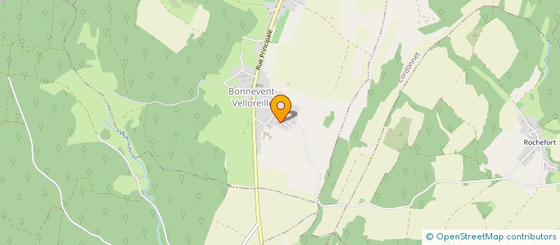 localisation de l'entreprise UN MONDE DE MAINS  BONNEVENT-VELLOREILLE