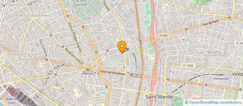 localisation de l'entreprise UN MONDE DE SERVICES  PARIS