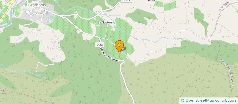 localisation de l'entreprise UN MONDE EN 3 COULEURS  GRAMBOIS