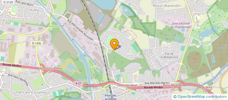 localisation de l'entreprise UN MONDE ENTRE NOS MAINS  AUBY