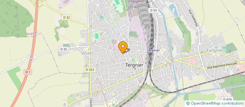 localisation de l'entreprise UN MONDE MERVEILLEUX à TERGNIER