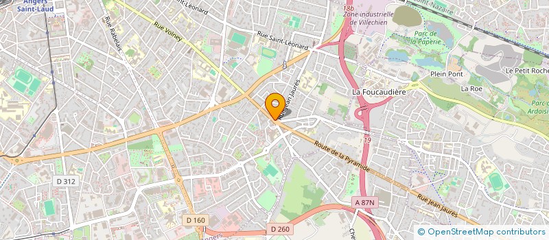 localisation de l'entreprise UN MONDE PLUS CLAIR à ANGERS
