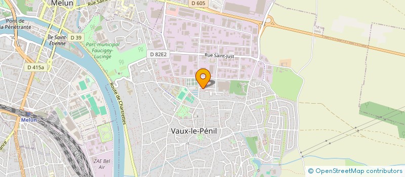 localisation de l'entreprise UN MONDE SOLIDAIRE AVEC L'AFRIQUE à VAUX-LE-PENIL