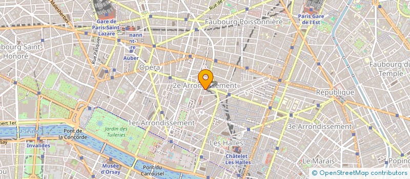 localisation de l'entreprise UN NAT COOP ACHAT COIFFEUR à PARIS
