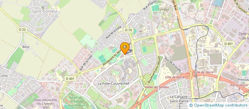 localisation de l'entreprise UN NAT SPORT SCOLAIRE COLLEGE COUVRECHEF à CAEN