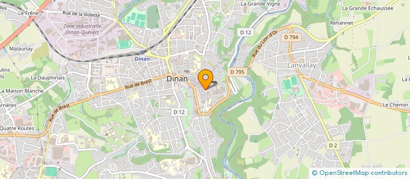 localisation de l'entreprise UN NATIONALE COMBATTANTS AFN  DINAN