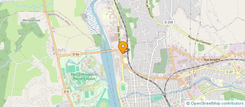 localisation de l'entreprise UN NID POUR LES OISEAUX (UNPLO) à VICHY
