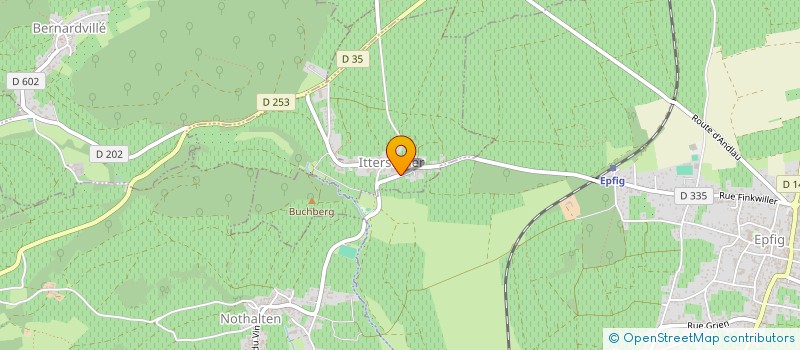 localisation de l'entreprise UN NOIR UNE BLANCHE  ITTERSWILLER