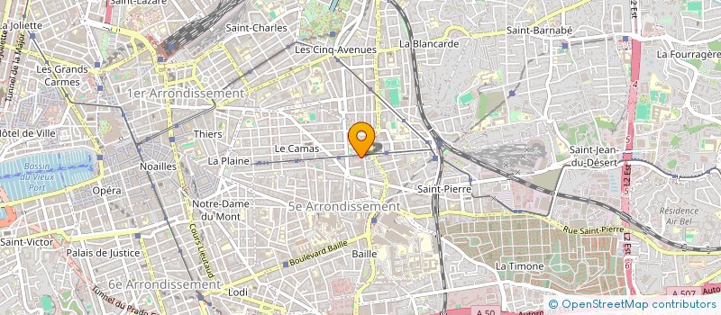 localisation de l'entreprise UN NOUVEAU D.E.P.A.R.T à MARSEILLE