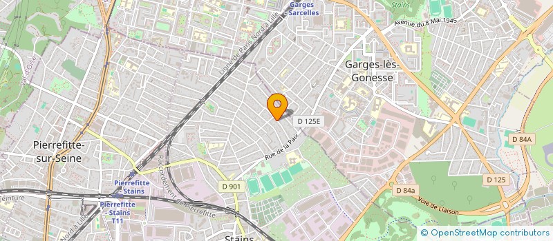 localisation de l'entreprise UN NOUVEAU DEPART à STAINS