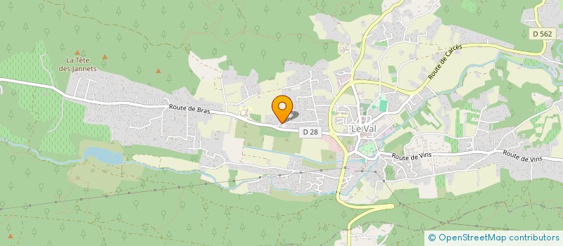 localisation de l'entreprise UN NOUVEAU REGARD  LE VAL