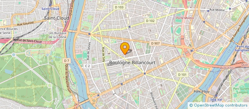 localisation de l'entreprise UN NOUVEAU SOUFFLE à BOULOGNE-BILLANCOURT