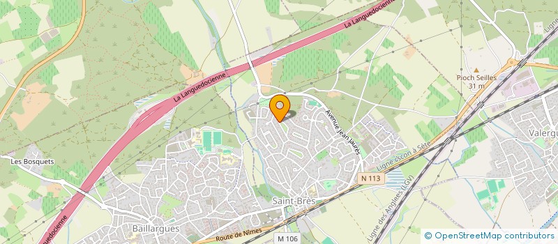 localisation de l'entreprise UN NOUVEAU SOUFFLE POUR SAINT-BRES  SAINT-BRES