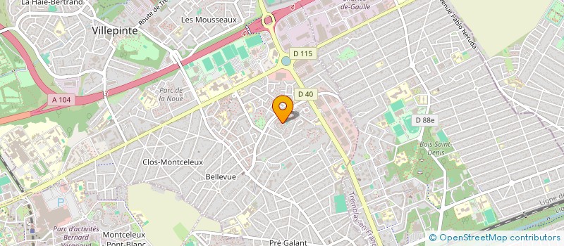 localisation de l'entreprise UN NOUVEAU SOUFFLE (UNS) à VILLEPINTE