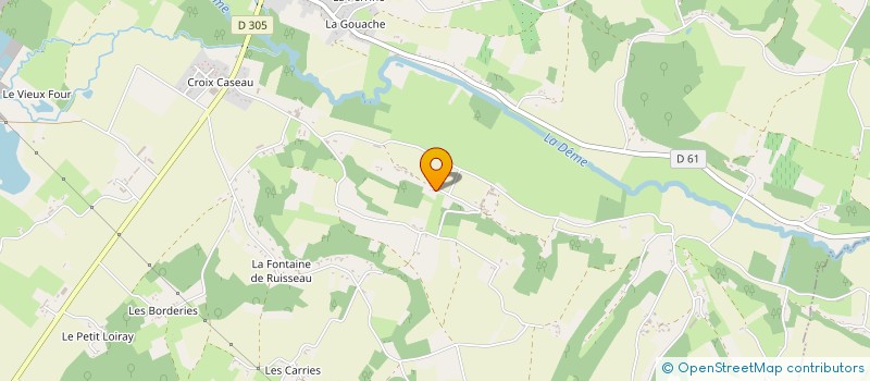 localisation de l'entreprise UN NOUVEL HORIZON  CHAHAIGNES