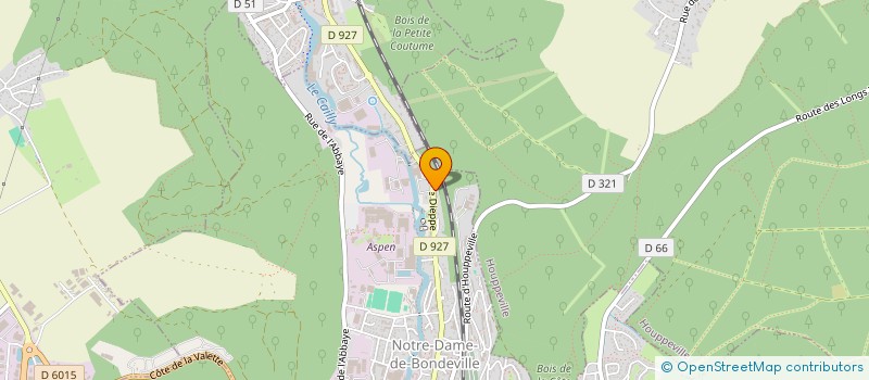 localisation de l'entreprise UN NYM'  NOTRE-DAME-DE-BONDEVILLE