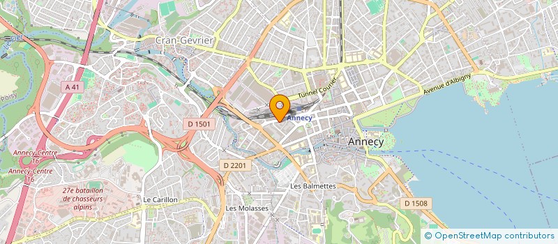 localisation de l'entreprise UN OEIL DANS LA BOITE à ANNECY