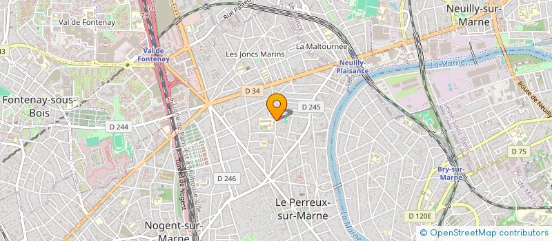 localisation de l'entreprise UN OEIL NEUF  LE PERREUX-SUR-MARNE