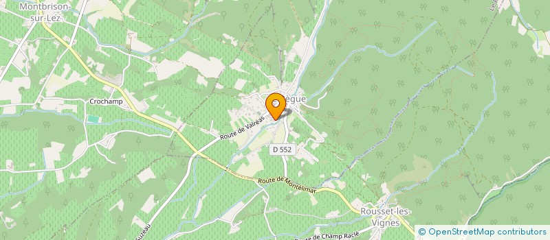 localisation de l'entreprise UN P'TI BOO DE PARADIS  LE PEGUE