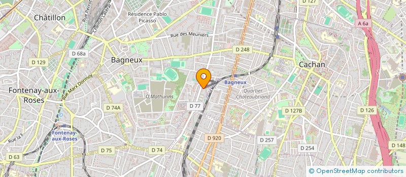 localisation de l'entreprise UN P'TI PLUS à BAGNEUX