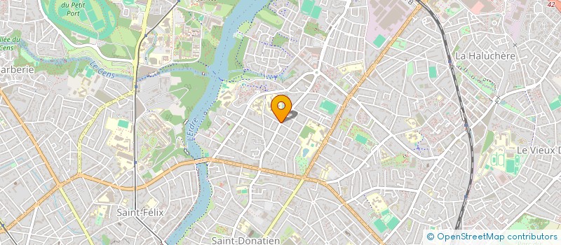 localisation de l'entreprise UN P'TIT BOUT DE BONHEUR à NANTES
