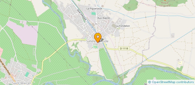 localisation de l'entreprise UN P'TIT COUP DE POUCE à SALLELES-D'AUDE