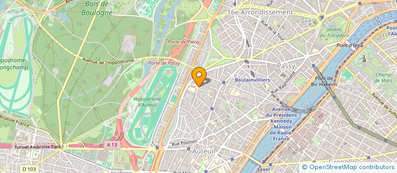 localisation de l'entreprise UN PACTE  PARIS