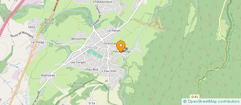 localisation de l'entreprise UN PACTE à ANNECY