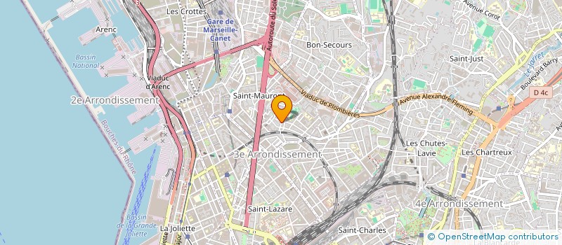 localisation de l'entreprise UN PACTE ENERGIE à MARSEILLE