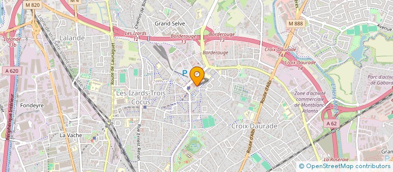localisation de l'entreprise UN PAPILLON AU COEUR (UPAC) à TOULOUSE