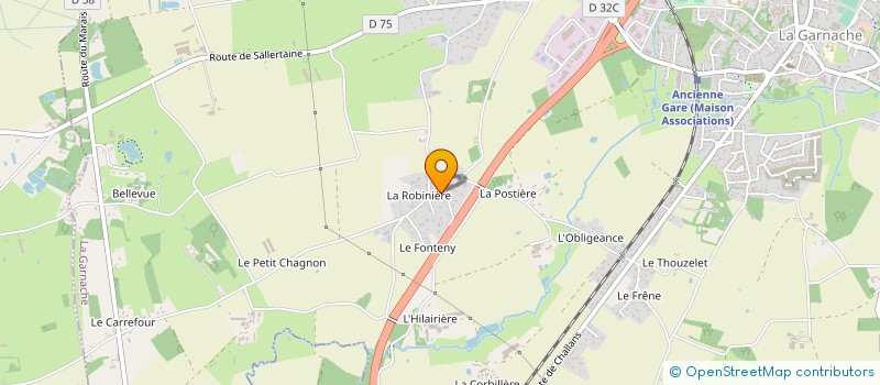 localisation de l'entreprise UN PARFUM DE BEAUTE à GARNACHE (LA)