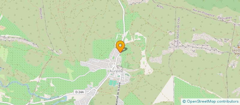 localisation de l'entreprise UN PAS DE COTE DANS LES ALPILLES  AUREILLE