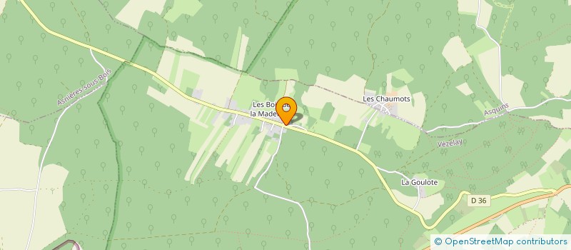 localisation de l'entreprise UN PAS DE GEANT à VEZELAY