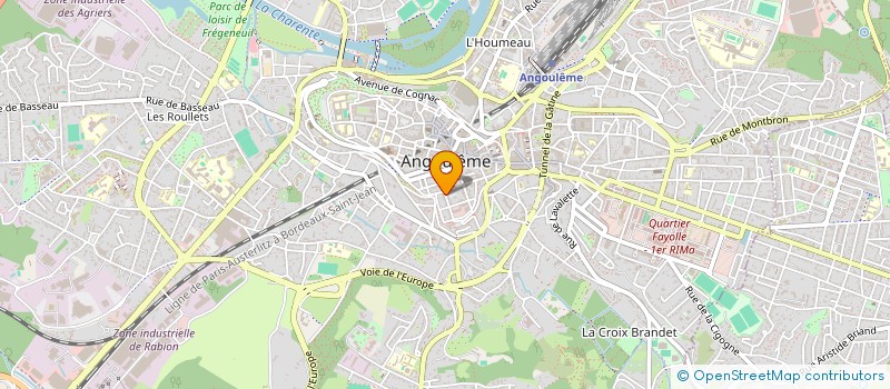 localisation de l'entreprise UN PAS DE PLUS à ANGOULEME