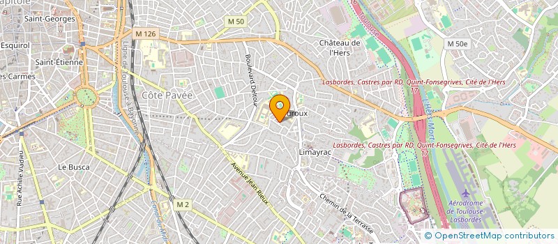 localisation de l'entreprise UN PAS DE PLUS à TOULOUSE