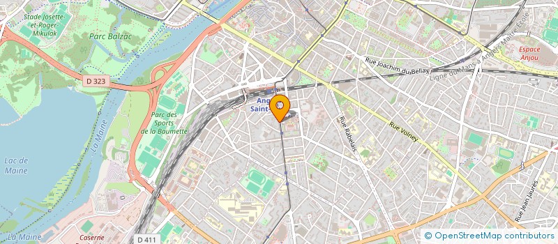 localisation de l'entreprise UN PAS DE PLUS à ANGERS