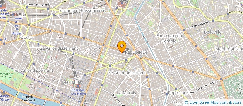 localisation de l'entreprise UN PAS EN AVANT à PARIS