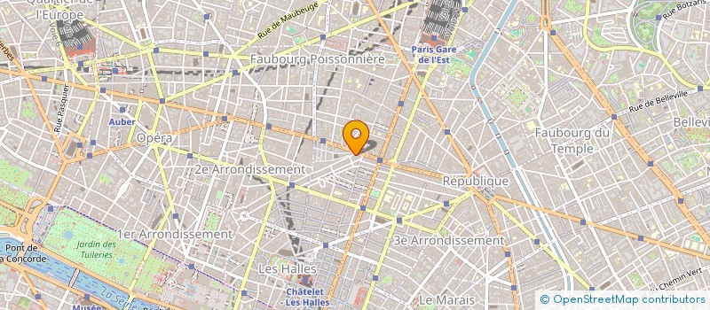 localisation de l'entreprise UN PAS EN AVANT à PARIS
