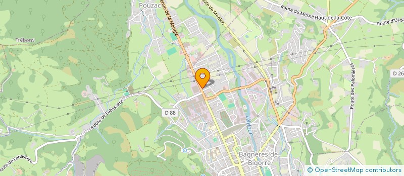 localisation de l'entreprise UN PAS ENSEMBLE POUR LILOU à BAGNERES-DE-BIGORRE