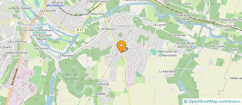 localisation de l'entreprise UN PAS POUR L'AVENIR à VEIGNE