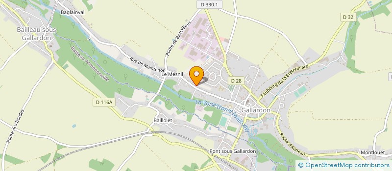 localisation de l'entreprise UN PAS POUR LA SANTE à GALLARDON