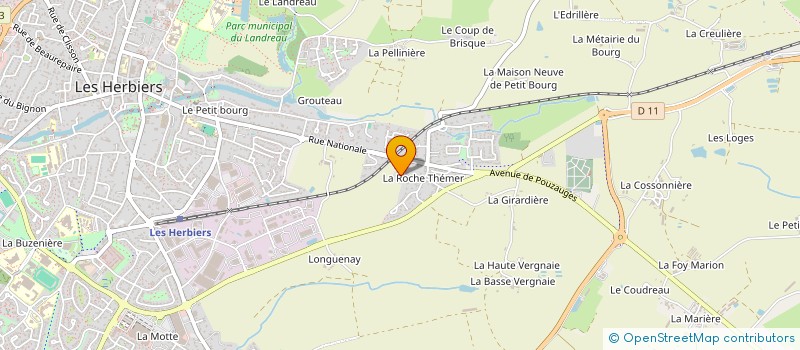 localisation de l'entreprise UN PAS POUR MADDY  LES HERBIERS