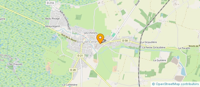 localisation de l'entreprise UN PAS POUR MALO  BOIS-DE-CENE