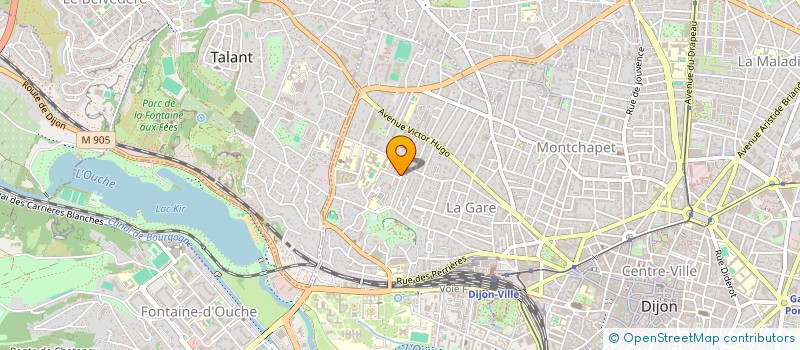 localisation de l'entreprise UN PAS POUR TOM  DIJON