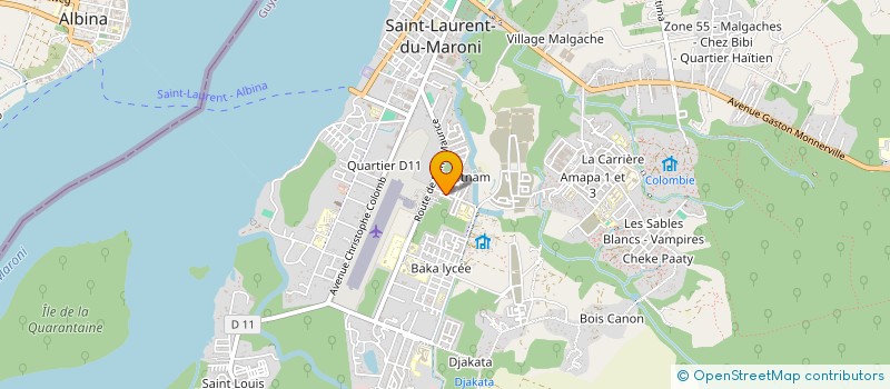 localisation de l'entreprise UN PAS VERS L'AVENIR à MANA