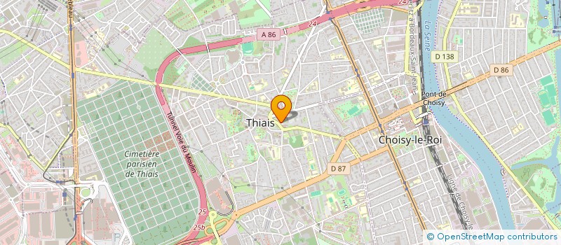 localisation de l'entreprise UN PAS VERS L'HORIZON à THIAIS