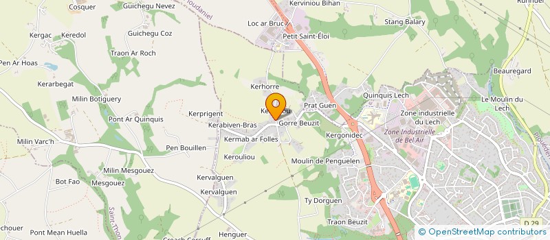 localisation de l'entreprise UN PAS VERS SOI à LANDERNEAU