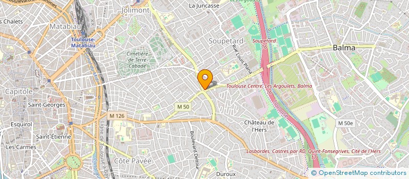localisation de l'entreprise UN PAVE DANS LE JAZZ à TOULOUSE